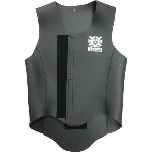 山本化学工業 バイオラバー 放射線遮蔽服 RSM E400 ウェア タイプ11 ベスト 3L (1着) 品番:RSM-W11V-6