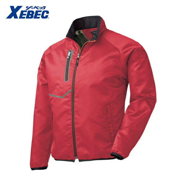 XEBEC ジーベック 軽防寒ブルゾン162-71-M レッド (1着) 品番：162-71-M