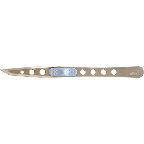 ALLEX 林刃物 ピンセット P-3T(チタンコート) 全長122mm (1丁) 品番:21109