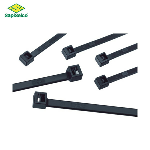 SapiSelco セルフィット 耐候性ケーブルタイ 9.0mm×550mm 最 (1袋) 品番：SEL.UVV2.142R