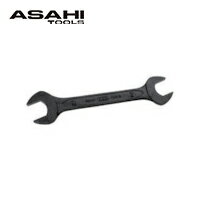 ASH 旭金属工業 日本製 プロ用 六角ボルト ナットの締結 丸形両口スパナ 22mm×24mm (1丁) 品番：SN2224