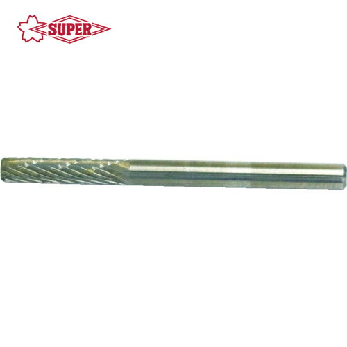 SUPERTOOL スーパーツール スーパー超硬バー オール超硬 円筒コーナーR刃型（ダブルカット）コーナーR0.7 刃径：3.0mm 軸径：3.0mm (1本) 品番：SB1A03CR