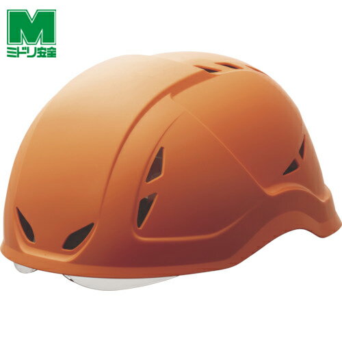 ミドリ安全 ヘルメット 軽作業帽 シールド面 通気孔付 (1個) 品番:SCL-400VS-OR