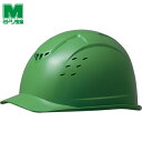 ミドリ安全 ABS製ヘルメット 高通気タイプ グリーン (1個) 品番:SC-13BVRA-KP-GN