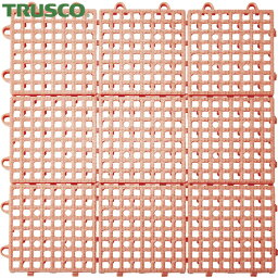 TRUSCO(トラスコ) 抗菌・防炎ジョイントスノコ ピンク (1枚) 品番：TJSD30-P