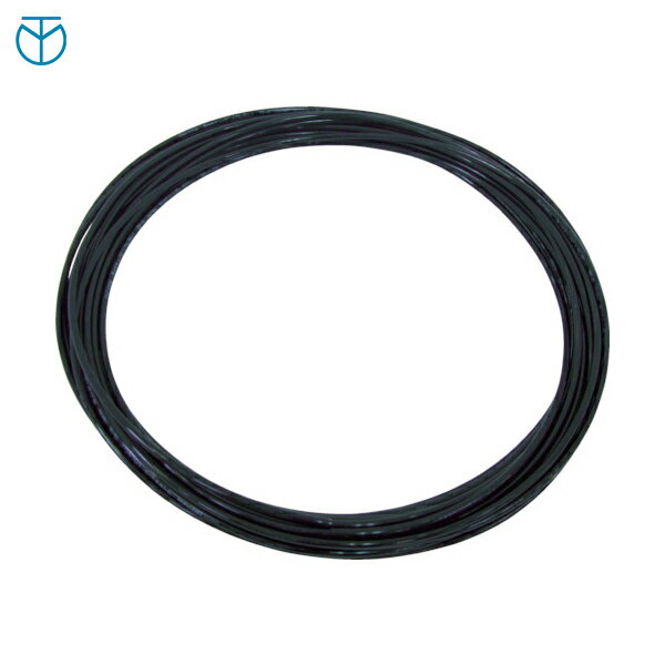チヨダ ポリウレタンチューブ TPタッチチューブ 外径4×内径2.5mm/全長100m 黒 黒 (1巻) 品番：TP-4X2.5-100 BK