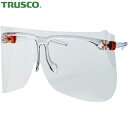 トラスコ TRUSCO 保護メガネ アイシールド 無反射タイプ 交換シールド2枚付 (1個) 品番:TESAR-2