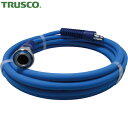 トラスコ TRUSCO 耐寒PVCエアーホース 6.5x10.7mm 10m (1巻) 品番:TPAHW-6.5-10