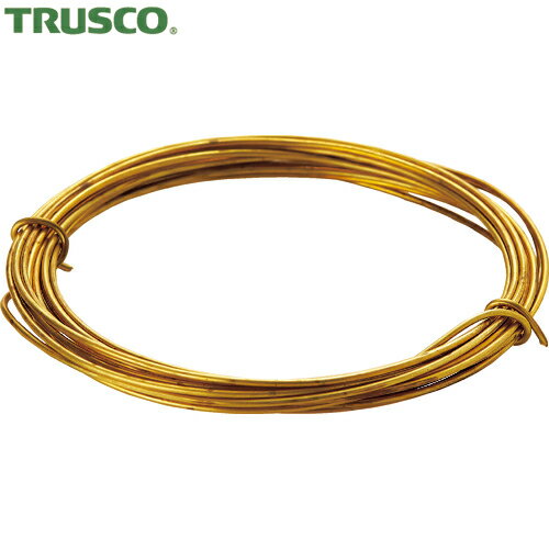 TRUSCO(トラスコ) 真鍮線 線径1.60mmx約2m (1巻) 品番：TBW-16