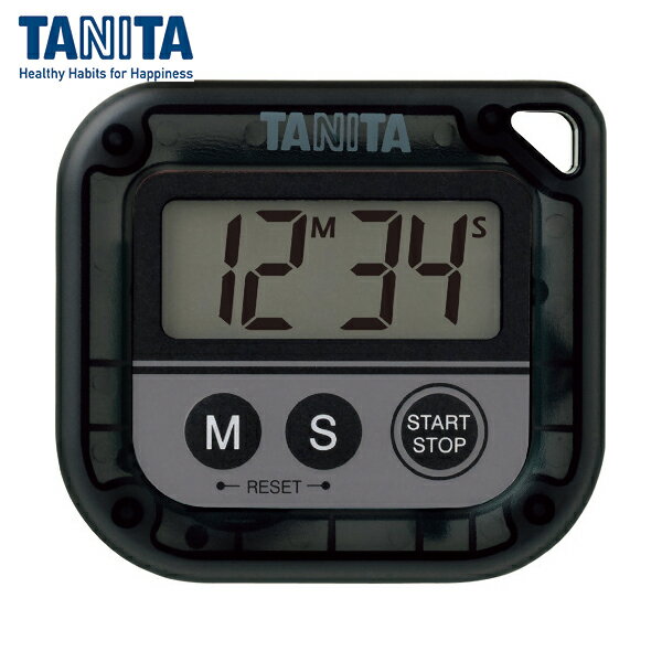 タニタ TANITA デジタルタイマー TD-376N-BK (1個) 品番：TD-376N-BK