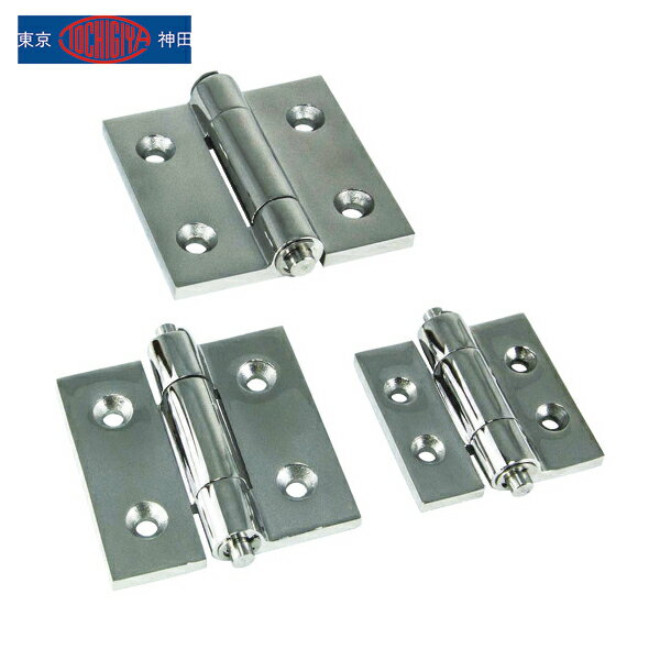 栃木屋 重量用平型蝶番 (1個) 品番：TH-124-2