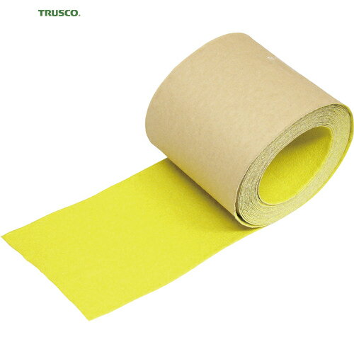 トラスコ TRUSCO 滑り止めテープ ノンスリップテープ 屋外用 100mm×5m 5巻お纏め品 黄 (1箱) 品番：TNS..