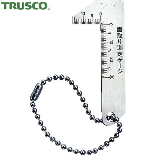 TRUSCO(トラスコ) 面取測定ゲージ (1個) 品番：TG-15C