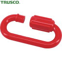 トラスコ TRUSCO プラカラビナ レッド 6mm (2個入) (1袋) 品番:TCK6R