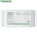 トラスコ TRUSCO 除菌薬液たっぷりウェットワイパー大判 30枚 (1Pk) 品番:TJYTW-30