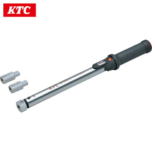 KTC(京都機械工具) 差込角9X12mm ヘッド交換式トルクレンチセット(デジタル式) トルク調整範囲20～100N・m 全長415mm (1S) 品番：TGW100103