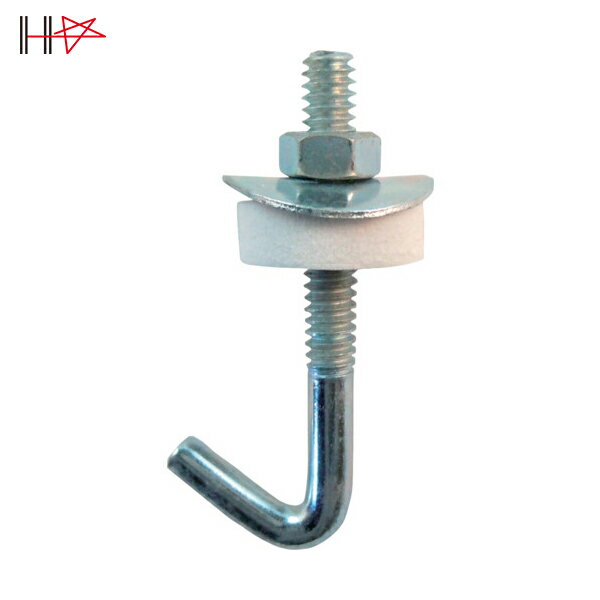 ダイドーハント 波板用ボルト フックボルトセット 3/16×65 100本入り (1箱) 品番：00032307