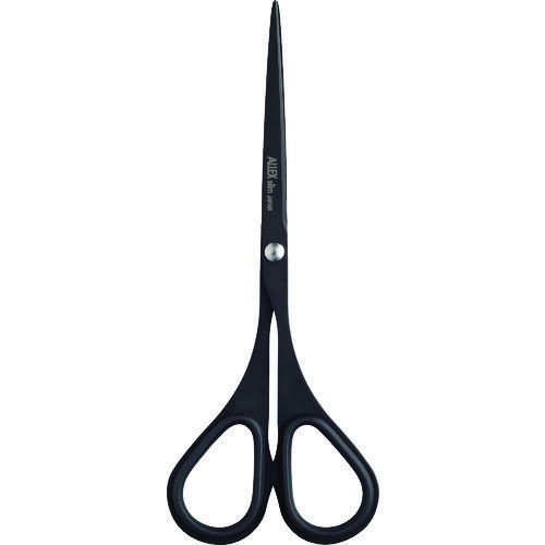 ALLEX 林刃物 クラフトハサミ はさみ 鋏 アレックス スリム140フッ素コート ブラック (1丁) 品番:11164B