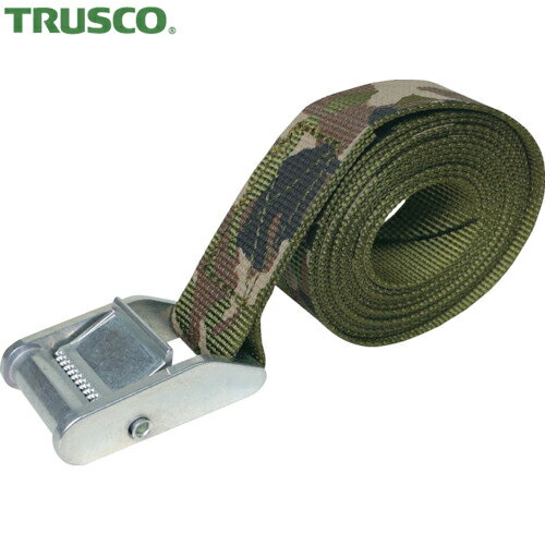 トラスコ TRUSCO 結束ベルト ミリタリーナイロンベルト 25mm×2m 迷彩/OD (1巻) 品番：TMNB2520-OD