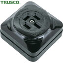 TRUSCO(トラスコ) 接地3P20A角形コンセント (1個) 品番：TMR2749