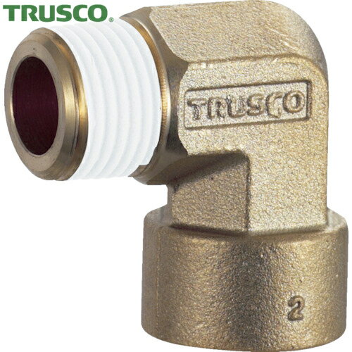 トラスコ TRUSCO ねじ込み継手 エルボ R1/4-RC1/4 (1個) 品番：TN-12L