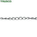 トラスコ TRUSCO 鉄クロームマンテルチェーン 1.6mm×5m (1本) 品番:TIS16N-5M
