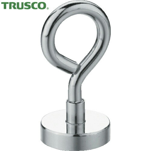 トラスコ TRUSCO 磁石フック 強力マグネットアイフック 19mm (1個) 品番：TMEH-19N