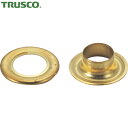 トラスコ TRUSCO 両面ハトメ 真鍮 15mm 50組入 (円筒ケース入) (1Pk) 品番:THP-B15(4)