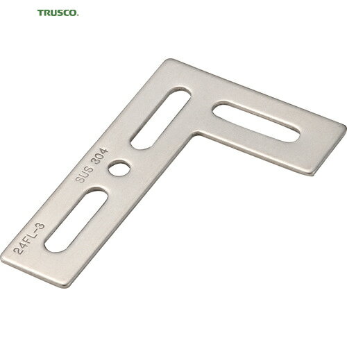 TRUSCO(トラスコ) ジョイント金具24型フラット ステン寸法100X65 穴数4 (1個) 品番：TK24-FL3S