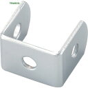 トラスコ TRUSCO ジョイント金具19型U クロム 寸法27X27 穴数3 (1個) 品番:TK19-U3C