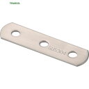 トラスコ TRUSCO ジョイント金具19型フラット ステンレス 長さ75 穴数3 (1個) 品番:TK19-F3S