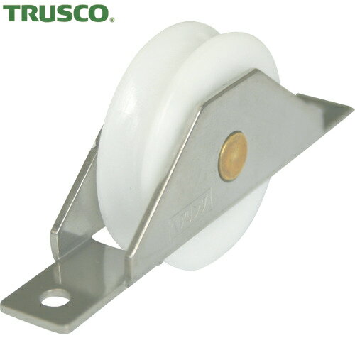 トラスコ TRUSCO ベアリング戸車（木製建具用） 丸型（平板枠） Φ30 （2個入） (1袋) 品番：THS-25-30M