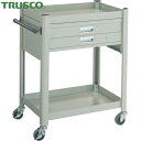 トラスコ TRUSCO コンビネーションワゴン 643X427XH880 2段引出付 (1台) 品番:TCW-81B1