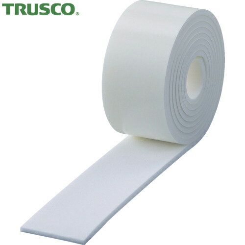 トラスコ TRUSCO 台車などのバンパーとして エッジクッションテープ 幅50mm×長さ2m ホワイト (1巻) 品..