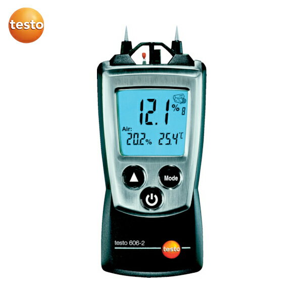 テストー ポケットライン材料水分計 TESTO606-2 温湿度計測機能付 (1個) 品番：TESTO-606-2