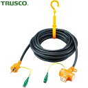 トラスコ TRUSCO 延長コード アース付き抜け止めアース付ポッキンプラグ 10m (1本) 品番:TKC-NDPK10