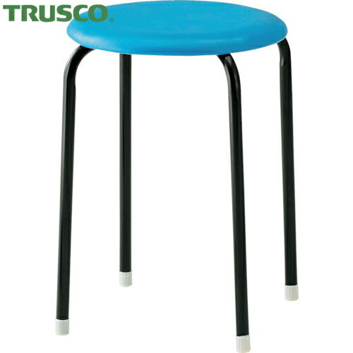 TRUSCO(トラスコ) 丸イス 塗装脚 Φ320XH445 (1脚) 品番：TC-19-B