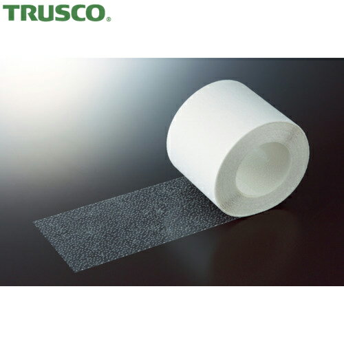 トラスコ TRUSCO 滑り止めテープ 透けるノンスリップテープ 屋外用 50mm×5m (1巻) 品番：TNTS-505