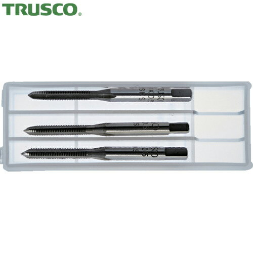 TRUSCO(トラスコ) ハンドタップ(並目) M3×0.5 セット (SKS) (1S) 品番：T-HT3X0.5-S