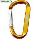 トラスコ TRUSCO カラビナ 線径8mmX80mm D型 ゴールド (1個) 品番:TKN880GO