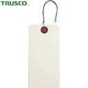トラスコ TRUSCO 針金付き荷札(ユポ) 120×60mm 10枚 (1Pk) 品番:THNF-L-Y