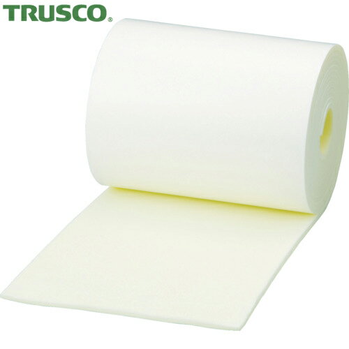 トラスコ TRUSCO 台車などのバンパーとして エッジクッションテープ 100mm×2m ホワイト (1巻) 品番：TE..