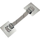 ティーエフサービス 家具・キャビネット転倒防止粘着金具 ティープレートベルトタイプ(メタリック)2個入り 耐荷重約360kg(2個使用時) (1S) 品番:TP...