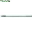 トラスコ TRUSCO 超硬バー トンガリ型 Φ3X刃長12.7X軸3 ダブルカット (1本) 品番:TB4A032(4)