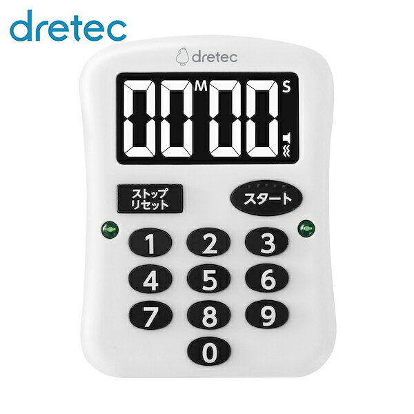 ドリテック dretec ユニバーサルタイマー ホワイト (1台) 品番：T-619WT