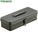 トラスコ 工具箱 TRUSCO トランク型工具箱 333×137×96.5 OD色 (1個) 品番:T-320-OD