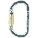 ALPIN カラビナ OVAL ASYMM XL 3点オートロック 線径13.5 シルバー (1個) 品番:TP35AK3(4)