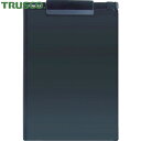 トラスコ TRUSCO ペンホルダー付クリップボード A4縦 黒 (1枚) 品番:TCB-A4E-BK