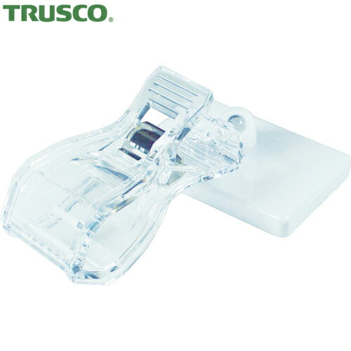 TRUSCO(トラスコ) ホルダー式クリップ大型クリップ＋ジョイント1連＋磁石LCMG (1個) 品番：TC-LC1LCMG-1