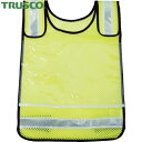 トラスコ TRUSCO 作業服 安全ベスト 肩調整付ゼッケンベスト メッシュイエロー (1着) 品番:TMNV-Y